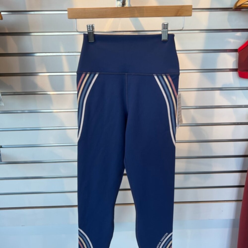 Spiritual Gangster Ada Dream Tech Eco Jersey HW 7 in Indigo Stripe